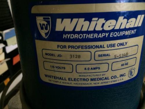 WHITEHALL REHABILITATION HYDROTHERAPY HI-BOY / LOW-BOY TUBS JO-312B / 280D