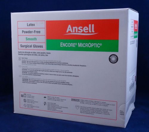 Ansell encore microptic powder free surgical gloves - size 6 - 50 pair - 5787001 for sale