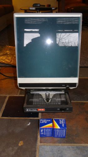 Bell and Howell Microfiche Microfilm Viewer ABR-VIII Works Nice with Spare Bulbs