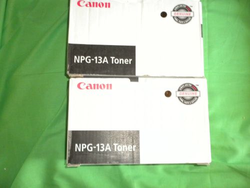 2 CANON NPG-13A (1384A011AA) Black Toner Cartridge