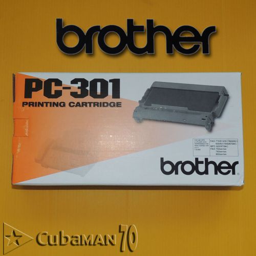 Lot of 2 Pack  Brother Pc-301 New Fax Cartridge Compatible 750 770 775 870