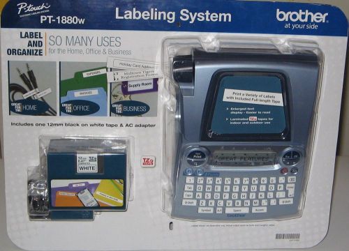 Brother p-touch labeling system pt-1880w - brand new - free shipping for sale
