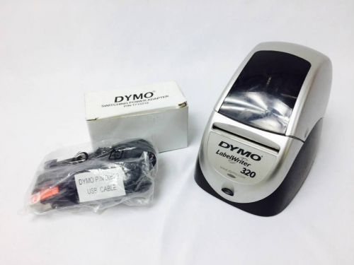 Dymo label writer 320 label printer w/ ac adapter &amp; usb cable labelwriter for sale