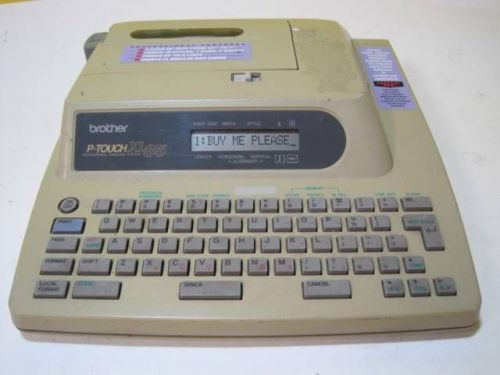 Brother PT-35 P-Touch Label Tape  XL35 Labeler DC 9V 12W 1/4&#034; to 1&#034;