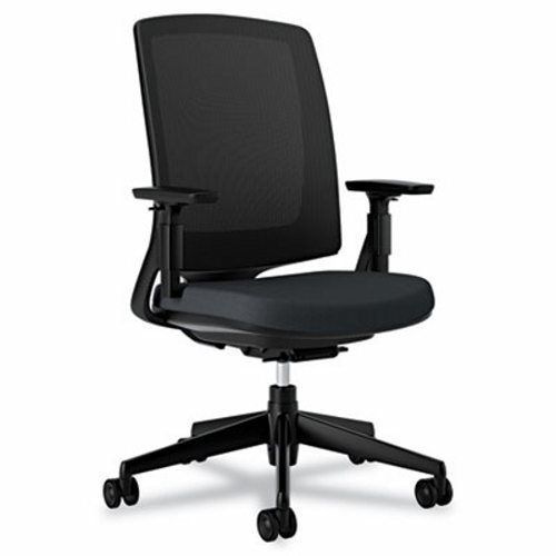 Hon Lota Series Mesh Mid-Back Work Chair, Black (HON2281VA10T)