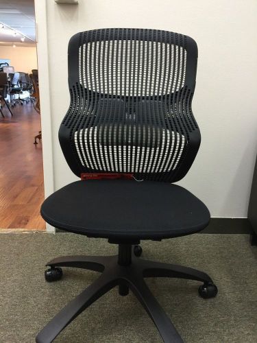 Knoll Generation Office Chair Brand New Black Color Armless
