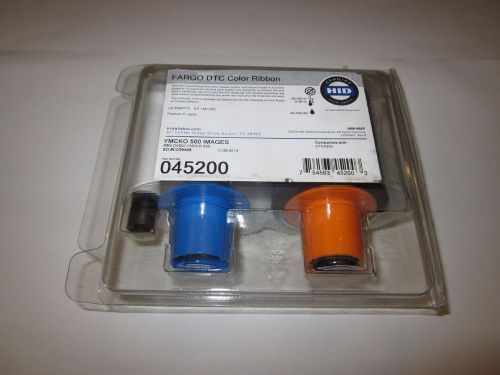 NEW Fargo DTC Color Ribbon YMCKO 500 Images 045200 for the DTC4500