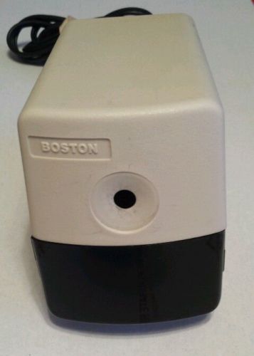 Boston Model 19 Electric Pencil Sharpener Beige Desktop Made in USA