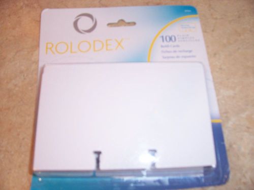 NEW NIP SANFORD #67574 ROLOEX REFILL CARDS 3&#034; X 5&#034; 100 CARDS FREE SHIPPING