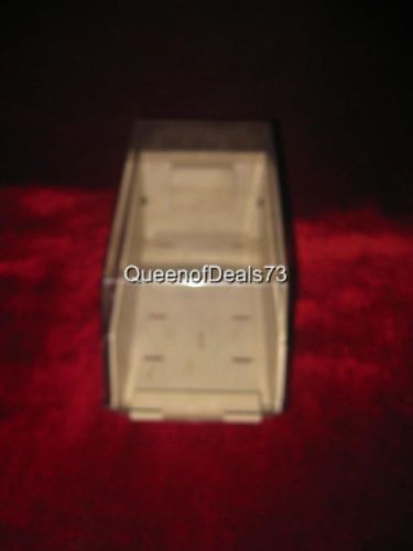 Business Card Rolodex Function Index File Holder Organizer Beige USED FAST SHIP