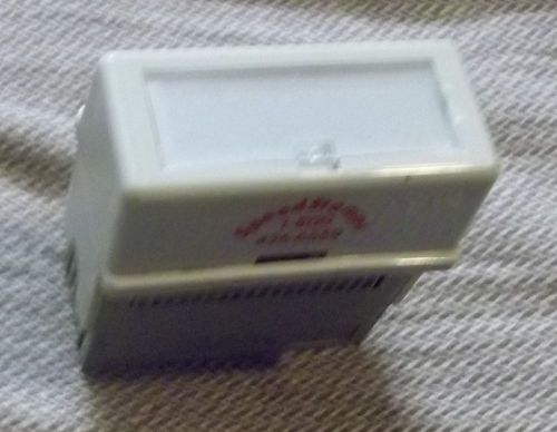 Stamp Kit Self Inking Rubber Printer Stamper for Custom Address Name Used