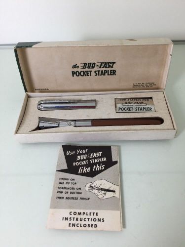 Vintage Duo-Fast Pocket Stapler