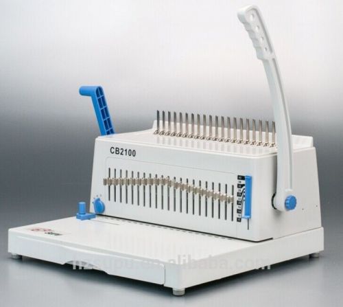 Heavy duty plastic comb punching and binding machine  - 2&#034;, 500 sheets for sale