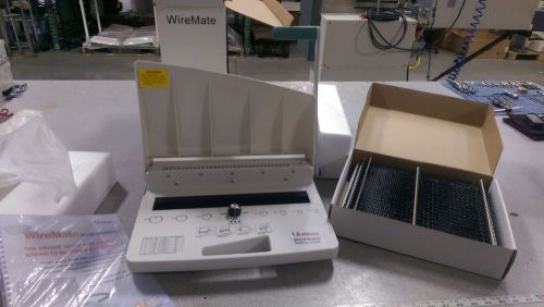 Wiremate wire binding machine system 3:1 wire 0 double loop wire 7/16 twin loop for sale