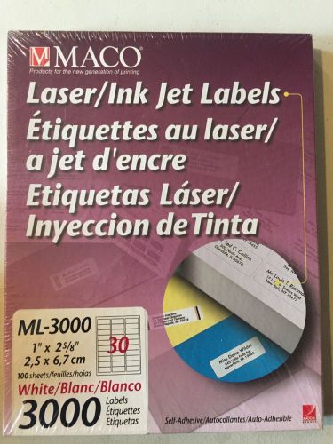 Maco: Laser/Ink Jet Labels