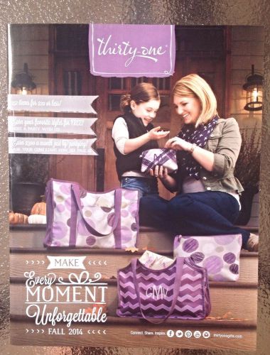 Thirty-One Gifts New Fall 2014 Large Catalog ~ Same Day Shipping