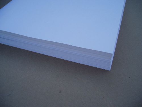 375 pcs 100 lb. silk text paper 11 x 17 - bright white, smooth finish for sale