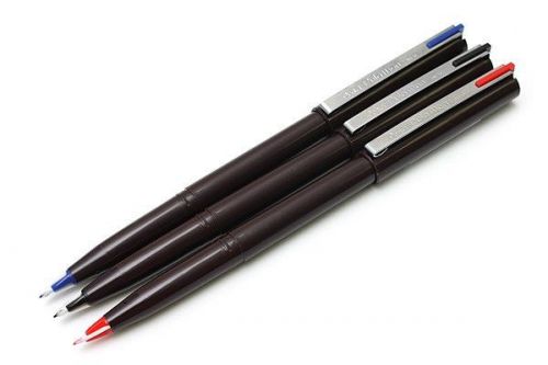 3x PENTEL Stylo Fountain Pen JM 20 Black, Red,Blue Color 3 colors set