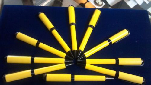 ++Lot of 25++NON-IMPRINTED++Beautiful, Yellow/Black Twister Pens,  ++