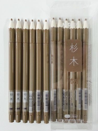 SHANGHAI A6701 0.35mm 12pcs Brown ink Gel pen