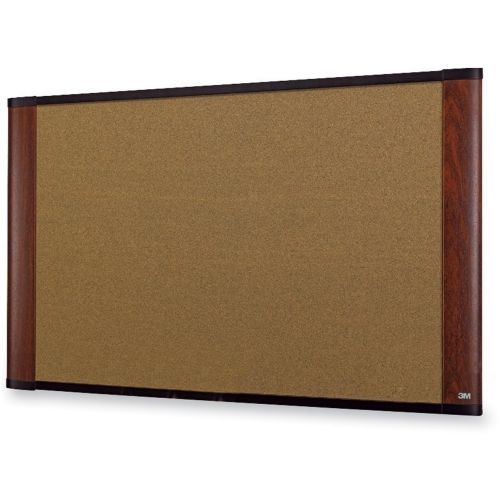 Cork Bulletin Board, 36 x 24, Mahogany Frame