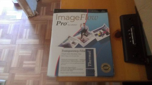 New  Sealed box of 100 sheets Thermal Transparency Film IMAGEFLOW PRO by Labelon