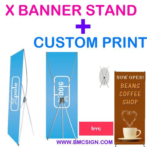 X Banner Stand with Custom Banner Print
