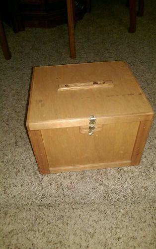 Vintage School wood suggestion/ballot box