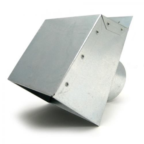 American aldes 6&#034; exhaust wall hood with damper for sale