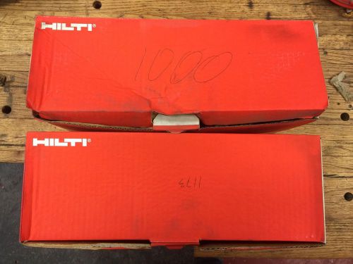 HILTI X-EDNK 22THQ12M 2x (1000) And Extras. *OVER 2000*