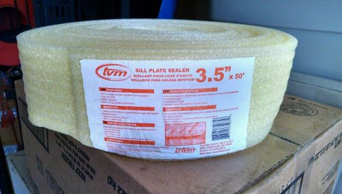tvm 3.5&#034;x50&#039; roll of sill plate sealer