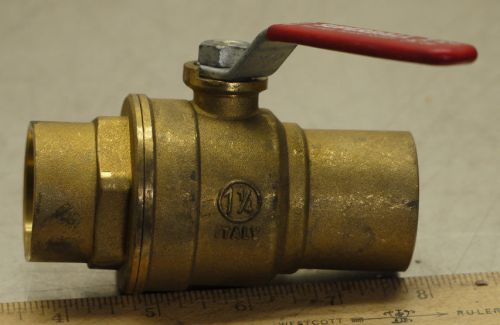 Superball PGL 1 1/4&#034; brass ball valve 150psi WSP 500WOG