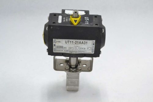MAX-AIR UT11-21AA31 120PSI PNEUMATIC STAINLESS 5/8 IN BALL VALVE B346515