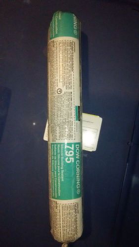 Dow Corning 795 CHARCOAL !! Silicone Building Sealant - 20 OUNCE TUBE