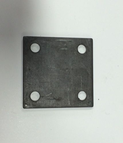 PRE-DRILLED STEEL BASE PLATE 3&#039;&#039; x 3&#039;&#039; x 3/16&#039;&#039;
