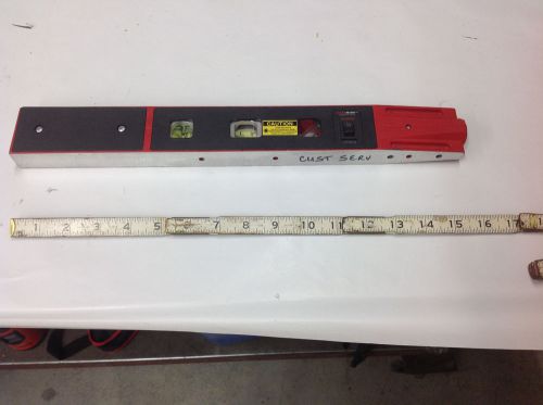 Lasermark 57-lmtl30, 16&#034;  laser torpedo level layout tool. used for sale