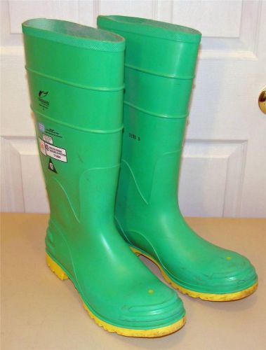 OnGuard HazMax 87012-OS Steel Toe Chemical Hazmat Knee Boots Size 12