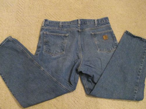 Men&#039;s Carhartt B17 DST Size 40 x 30 Relaxed Fit Work Jeans