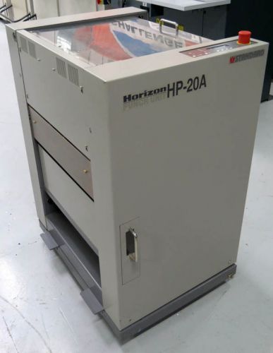 Standard horizon vac spf collator booklet maker hp-20a book press punch for sale