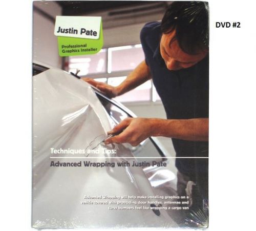 Justin pate dvd #2 vehicle car graphic vinyl wrap installation wrapping guide for sale