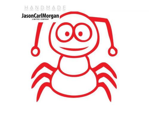 JCM® Iron On Applique Decal, Insects Red