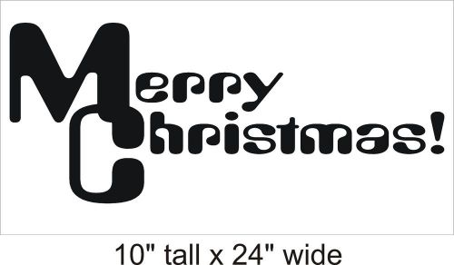 2X Christmas is Always Merry Wall Art Decal Vinyl Sticker Mural Decor-FA293