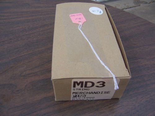 Merchandise tags w/string attached