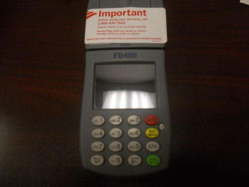 New First Data FD400 Mobile GPRS Wireless Credit Card Machine