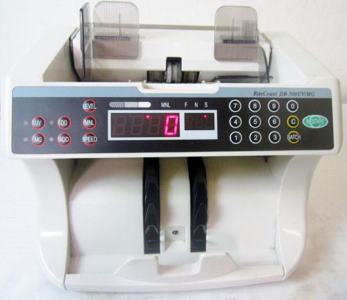 Rite count db500 uv/mg money counter and counterfeit detector for sale