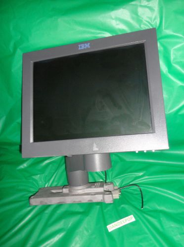 IBM Sure Point Non Touch Screen Display POS #4820-4FD with attached Mount