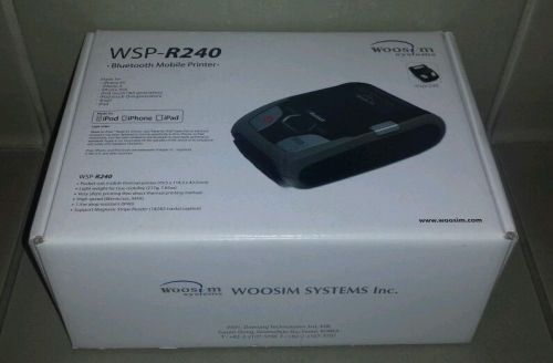 Woosim systems wsp-r240 bluetooth mobile printer for sale