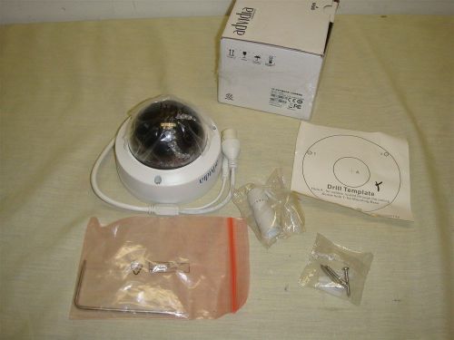 Advidia 3mp hd ir weathrproof/vandal proof wide angle security dome camera a-34w for sale