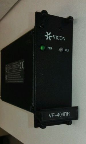 Vicon AFI 4 ch fiber receiver CCTV video converter American Fibertek VF-404RR+