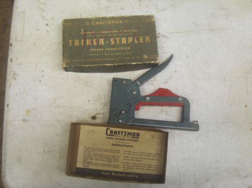 Vintage Craftsman Tacker-Stapler Original Box